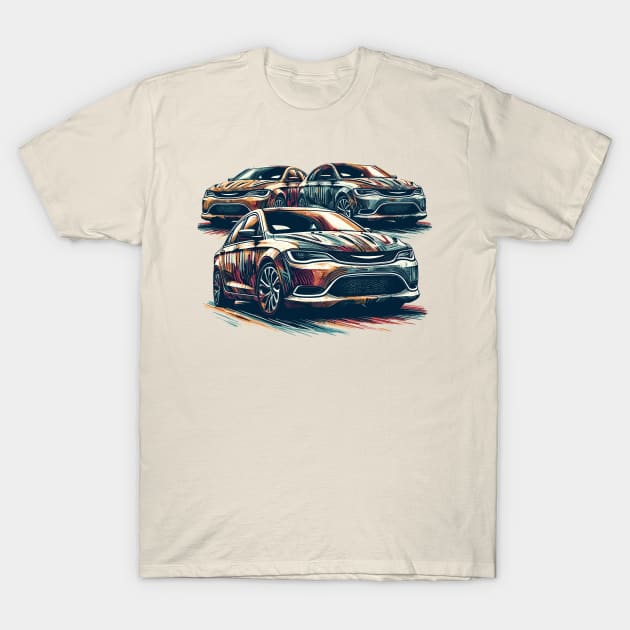Chrysler 200 T-Shirt by Vehicles-Art